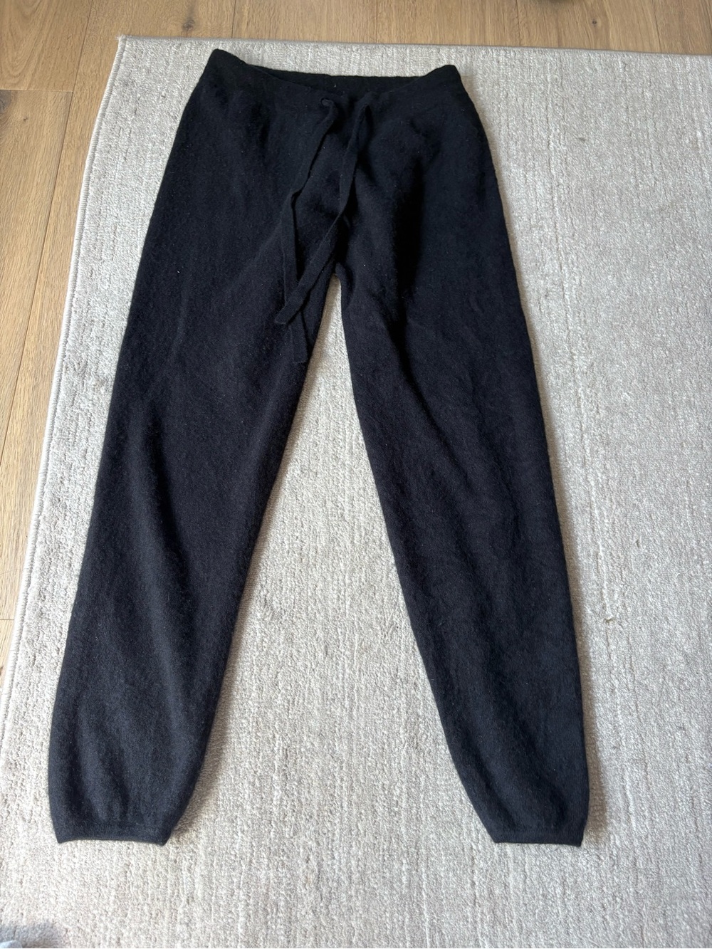 Kids black Knit Jogger Pants